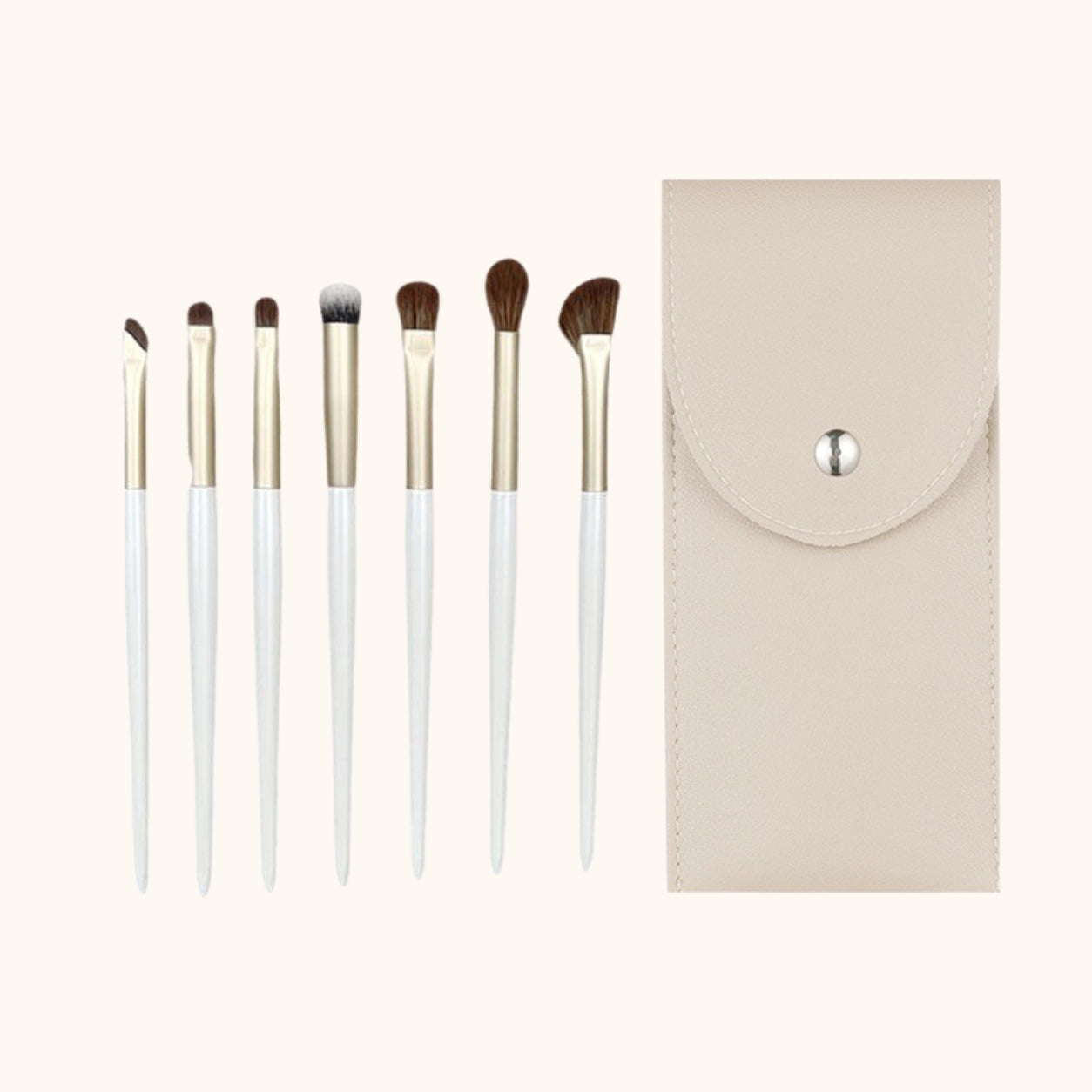 The Essential 7 Piece Wooden Brush Set & Case