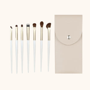 The Essential 7 Piece Wooden Brush Set & Case